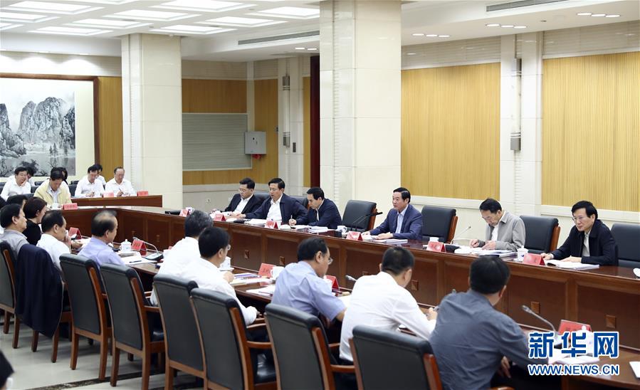 9月21日，中宣部在北京召開中央媒體駐外機構(gòu)外宣工作座談會。中共中央政治局委員、中央書記處書記、中宣部部長劉奇葆出席座談會并講話。新華社記者 謝環(huán)馳 攝 